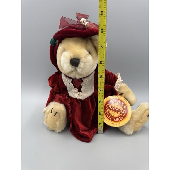 Brass Button Bears Pearl The Bear of Wealth 11” Fully Jointed - Picture 3 of 11